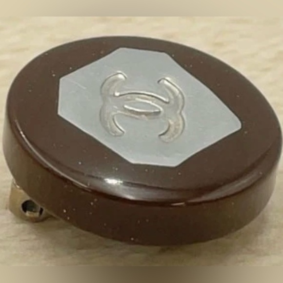 CHANEL Brown Clip-On Earrings - Picture 7 of 7